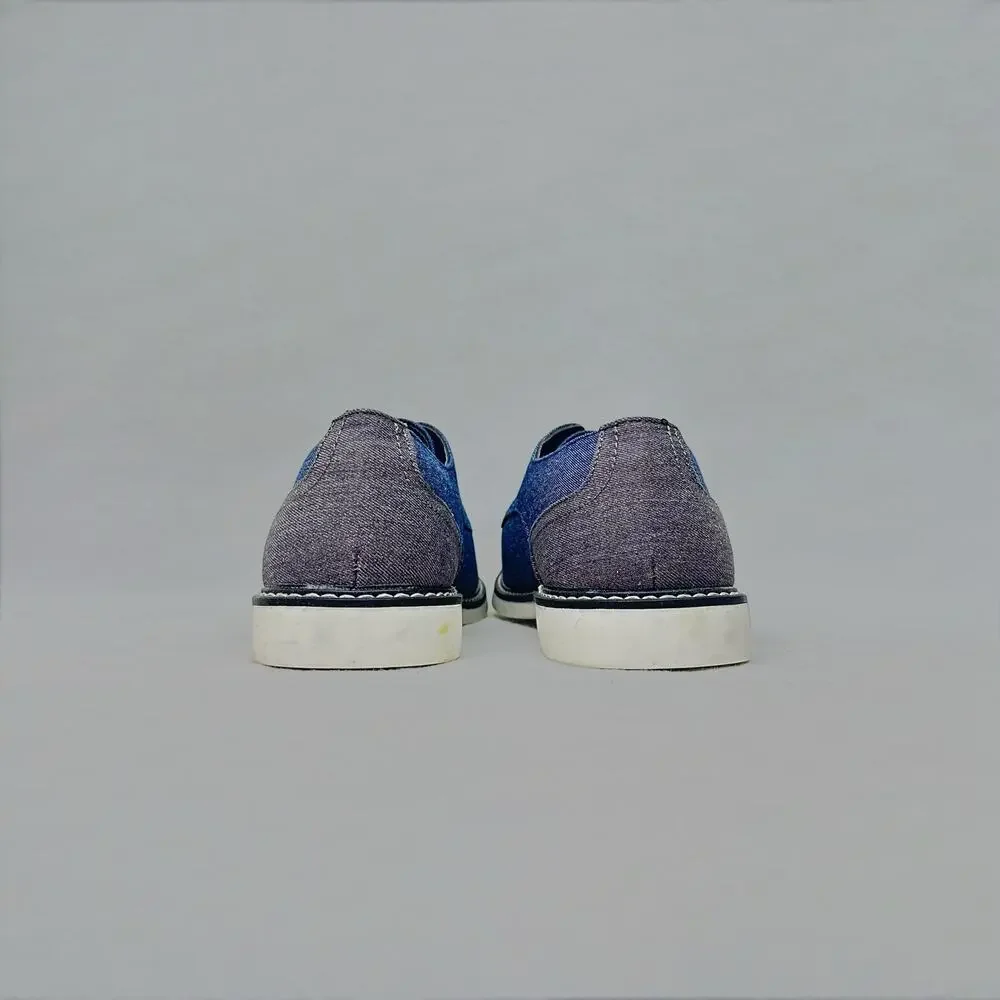 London Fog Men’s Blue Oxford Casual Shoes - Size 11